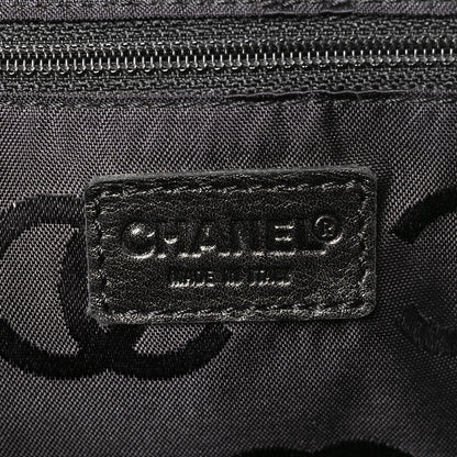 Chanel Calfskin Wild Stitch Top Handle Bag Black 6 of 10
