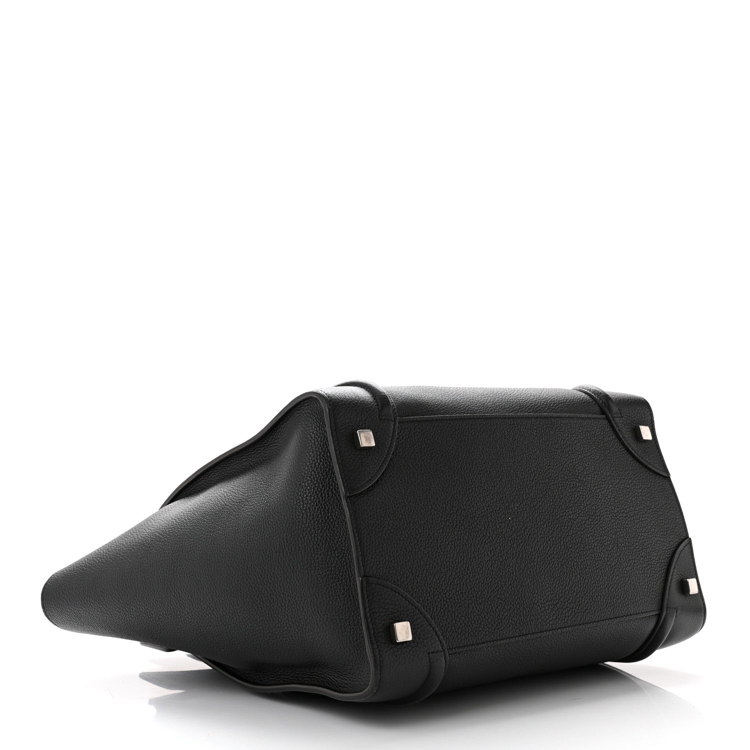 Celine Drummed Calfskin Mini Luggage Black 4 of 11