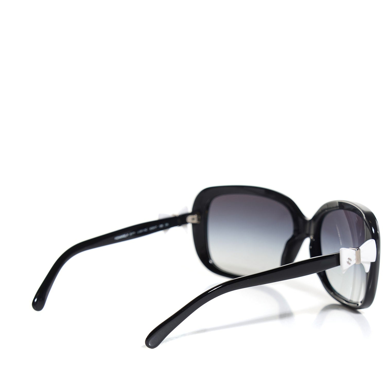 Chanel CC Bow Sunglasses 5171 Black White 2 of 5