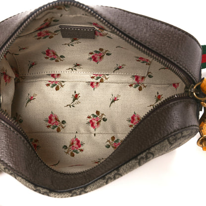 Gucci GG Supreme Monogram Web Neo Vintage Shoulder Bag Beige New Acero Crop 5 of 11