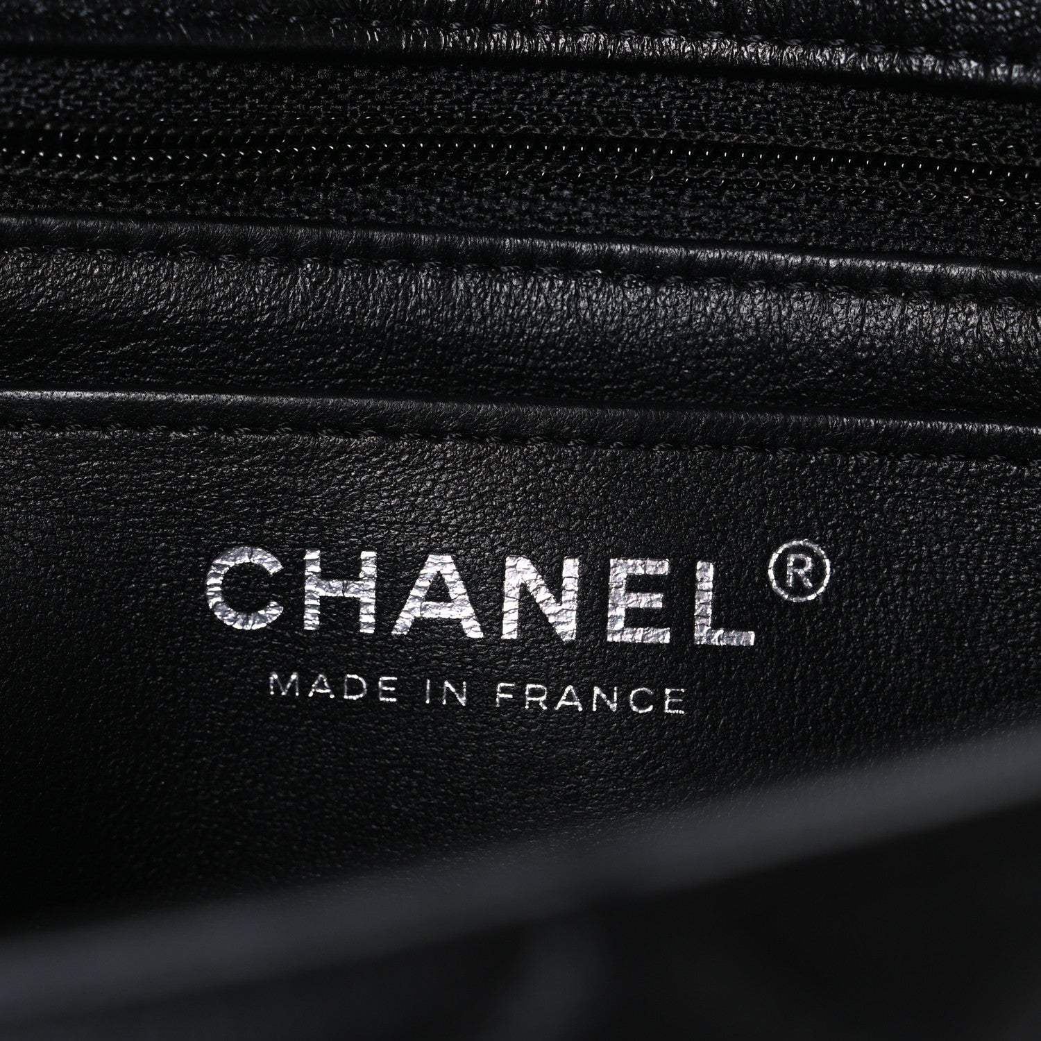 Chanel Lambskin Quilted Mini Rectangular Flap Black 6 of 10