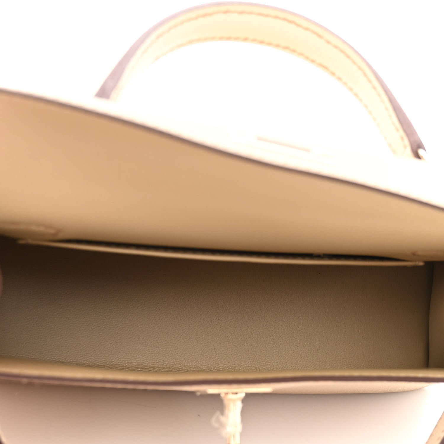 Hermes Epsom Horseshoe Mini Kelly Sellier 20 Trench Craie 5 of 10