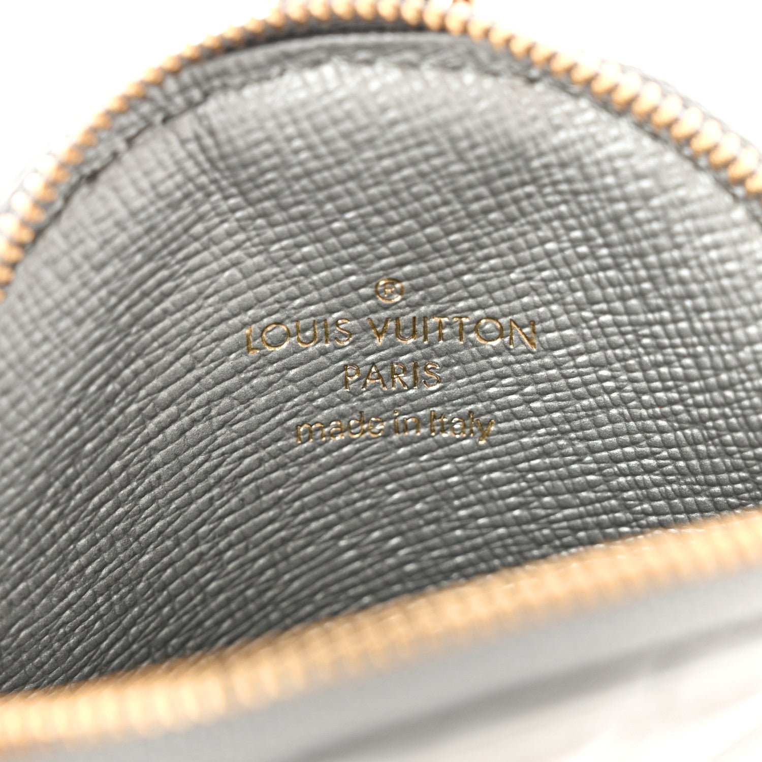 Louis Vuitton Metallic Calfskin New Wave Multi Pochette Round Coin Purse Silver 5 of 5