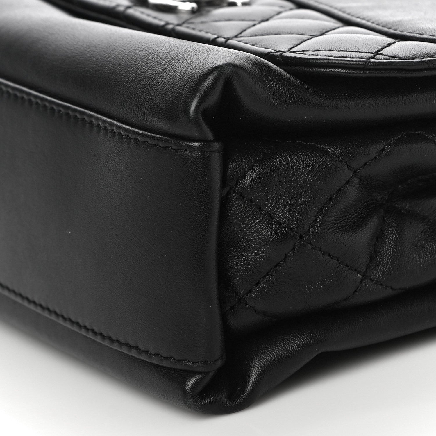 Chanel Calfskin Mini Tramezzo Flap Black 10 of 11