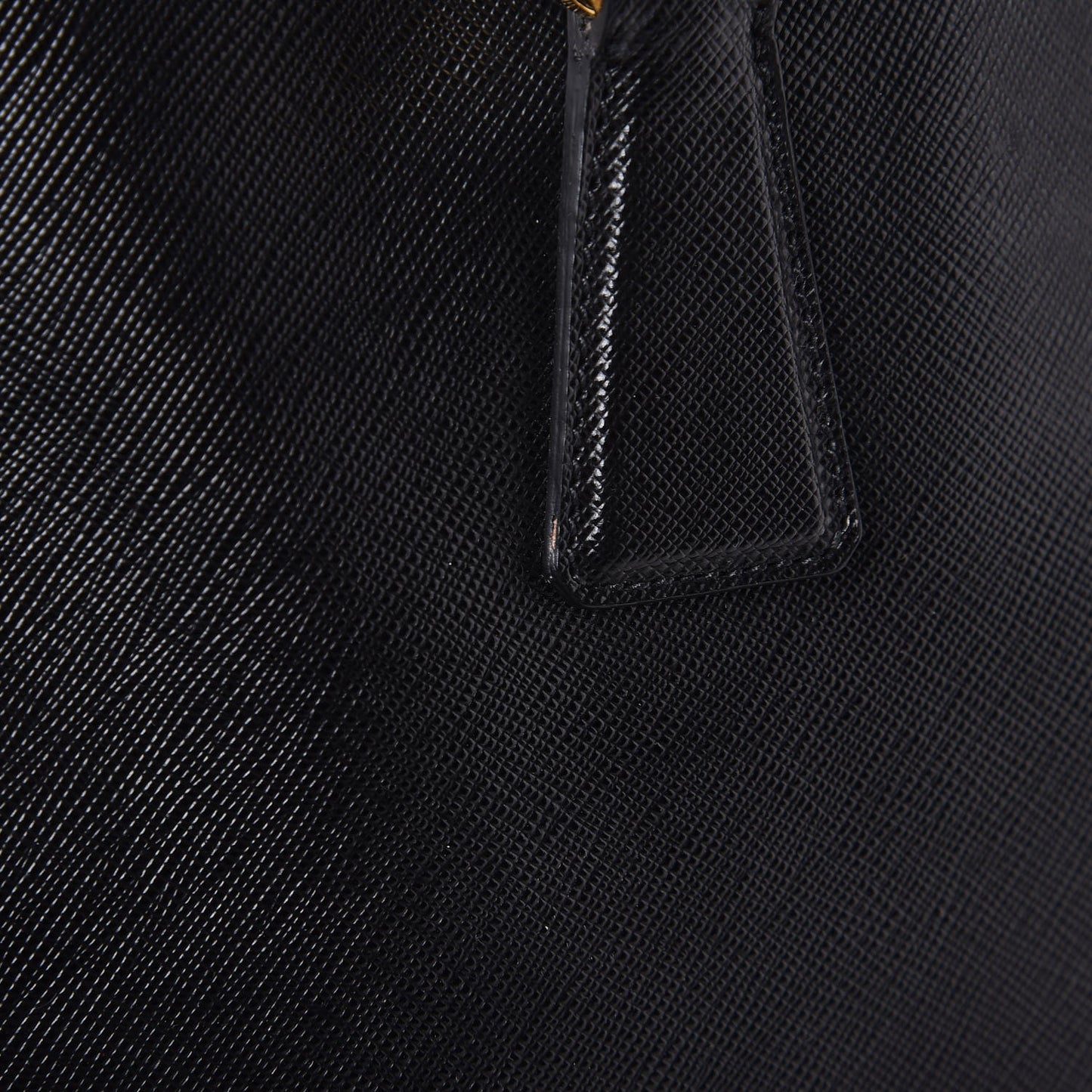 Saffiano Large Galleria Double Zip Tote Black