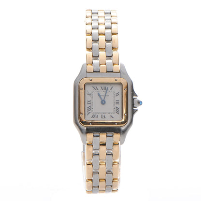 Cartier Stainless Steel 18K Yellow Gold 22mm Panthere Quartz Watch 1 of 6