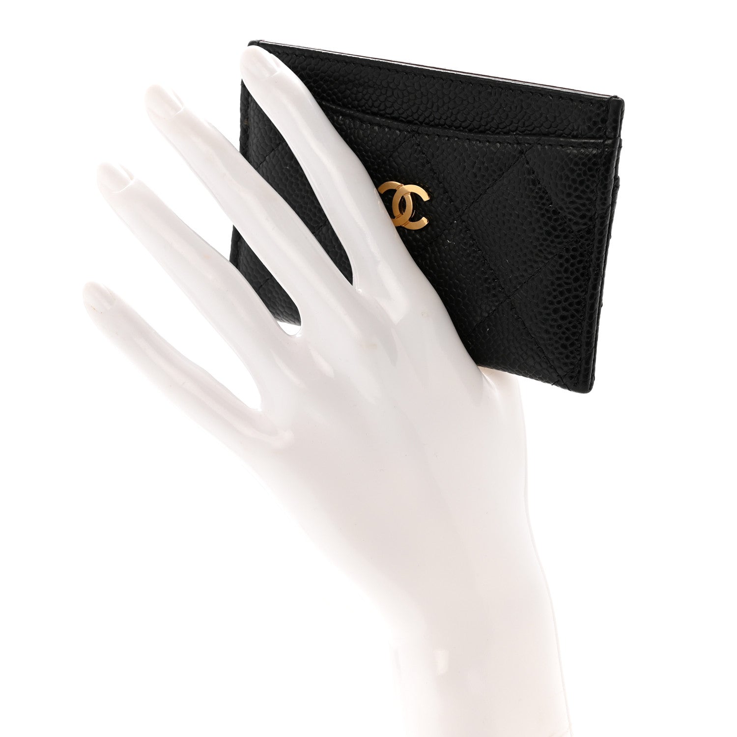 Chanel Caviar Quilted Card Holder Black 2 of 11