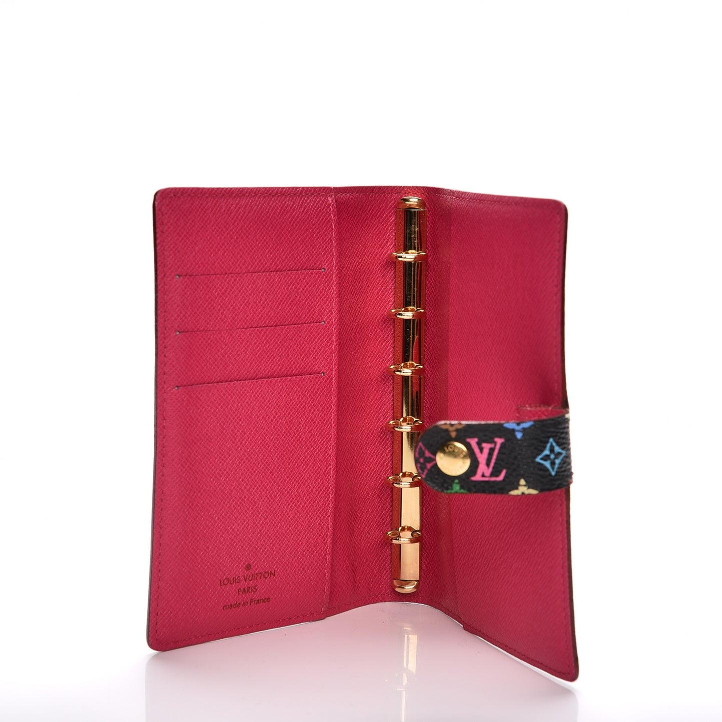 Monogram Multicolor Small Ring Agenda Cover Black Grenade