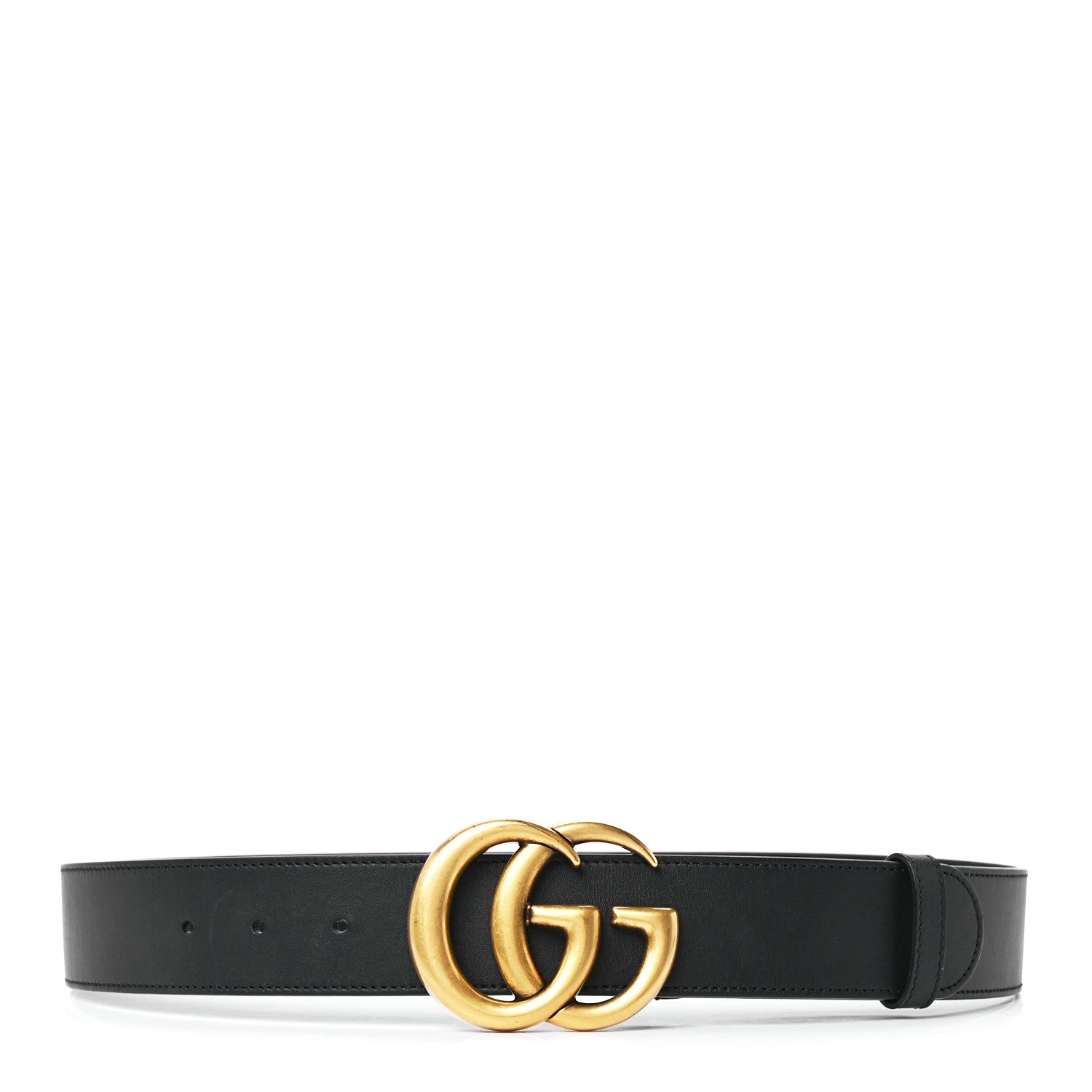 Gucci Calfskin Double G 40mm Belt 90 36 Black 1 of 5