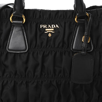 Prada Tessuto Nylon Gaufre Tote Black 10 of 10