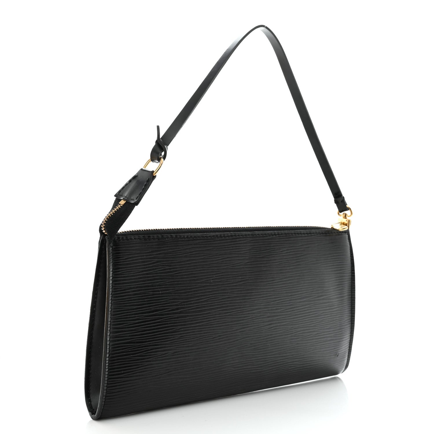 Louis Vuitton Epi Pochette Accessories 24 Black 3 of 8