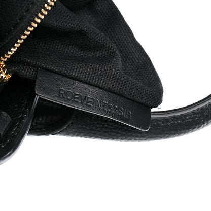 Burberry Derby Calfskin House Check Baby Banner Tote Black 8 of 11