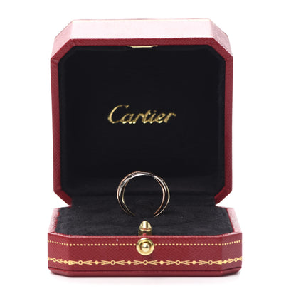 Cartier 18K Pink Yellow White Gold Small Trinity Ring 51 5.75 6 of 6