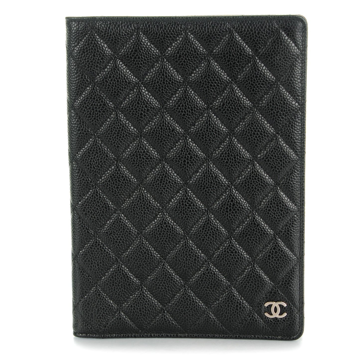 Caviar Quilted Notebook Black