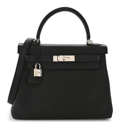 Hermes Togo Kelly Retourne 28 Black 1 of 10