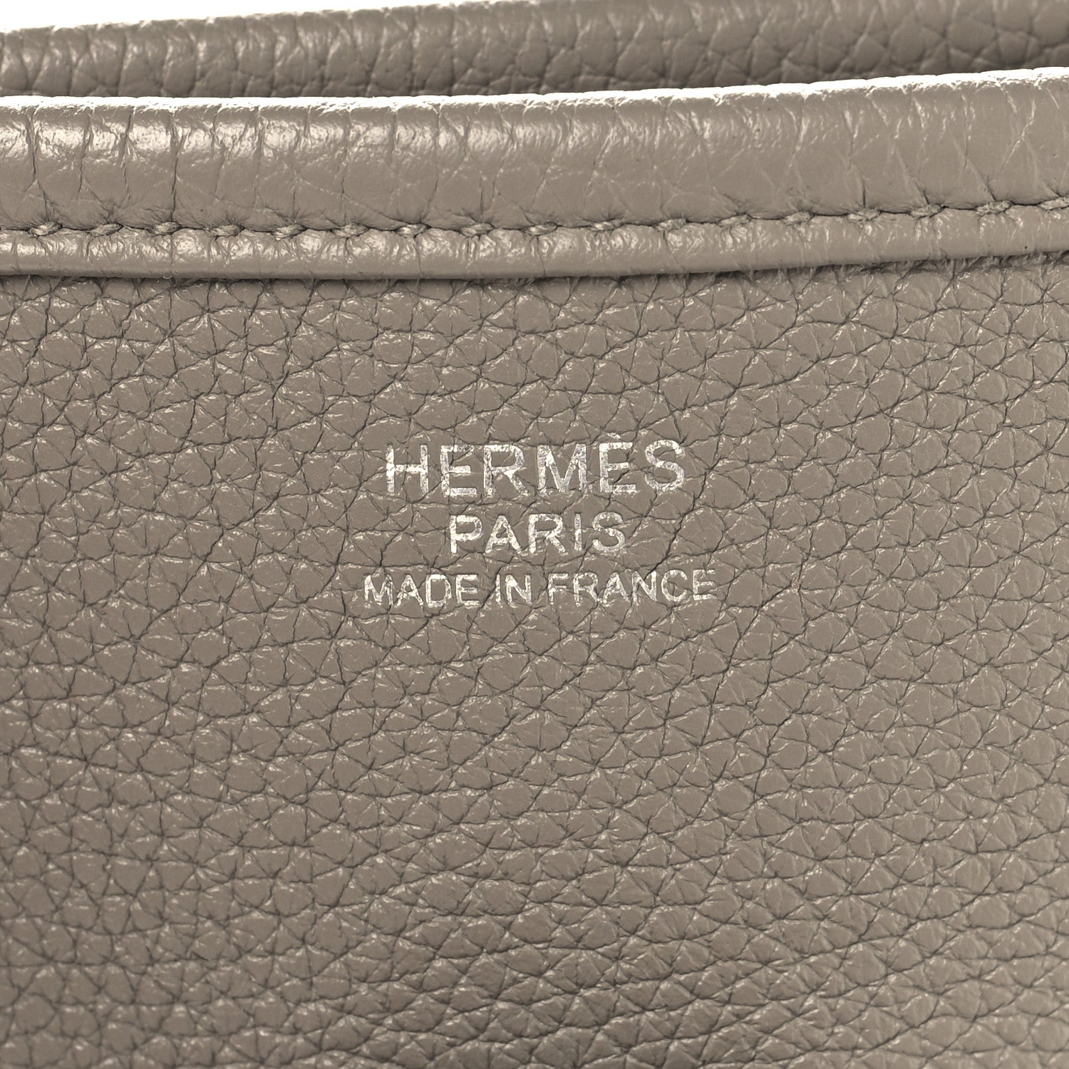 Hermes Taurillon Clemence EVELYNE III PM Gris Asphalte 6 of 12