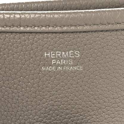 Hermes Taurillon Clemence EVELYNE III PM Gris Asphalte 6 of 12