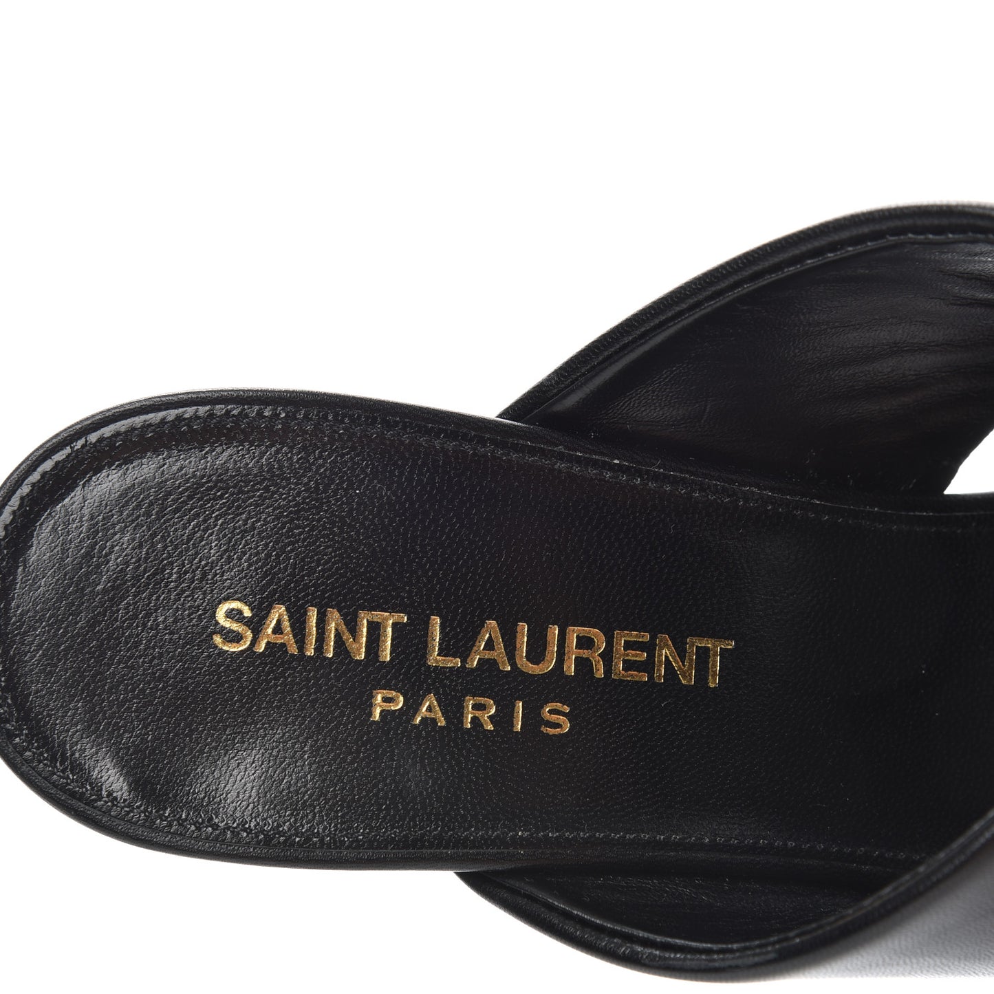Calfskin LouLou Mules 37.5 Black