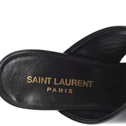 Saint Laurent Calfskin LouLou Mules 37.5 Black 8 of 11