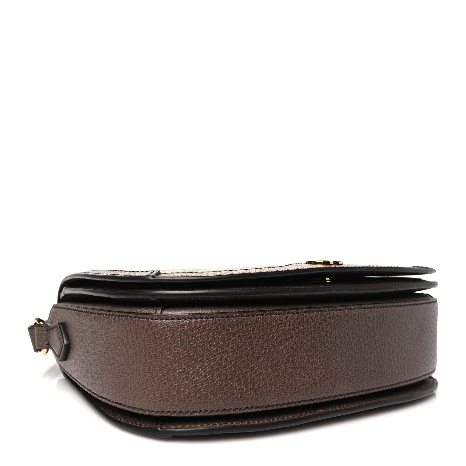Gucci GG Supreme Monogram Web Small Ophidia Flap Messenger Bag Brown 4 of 10