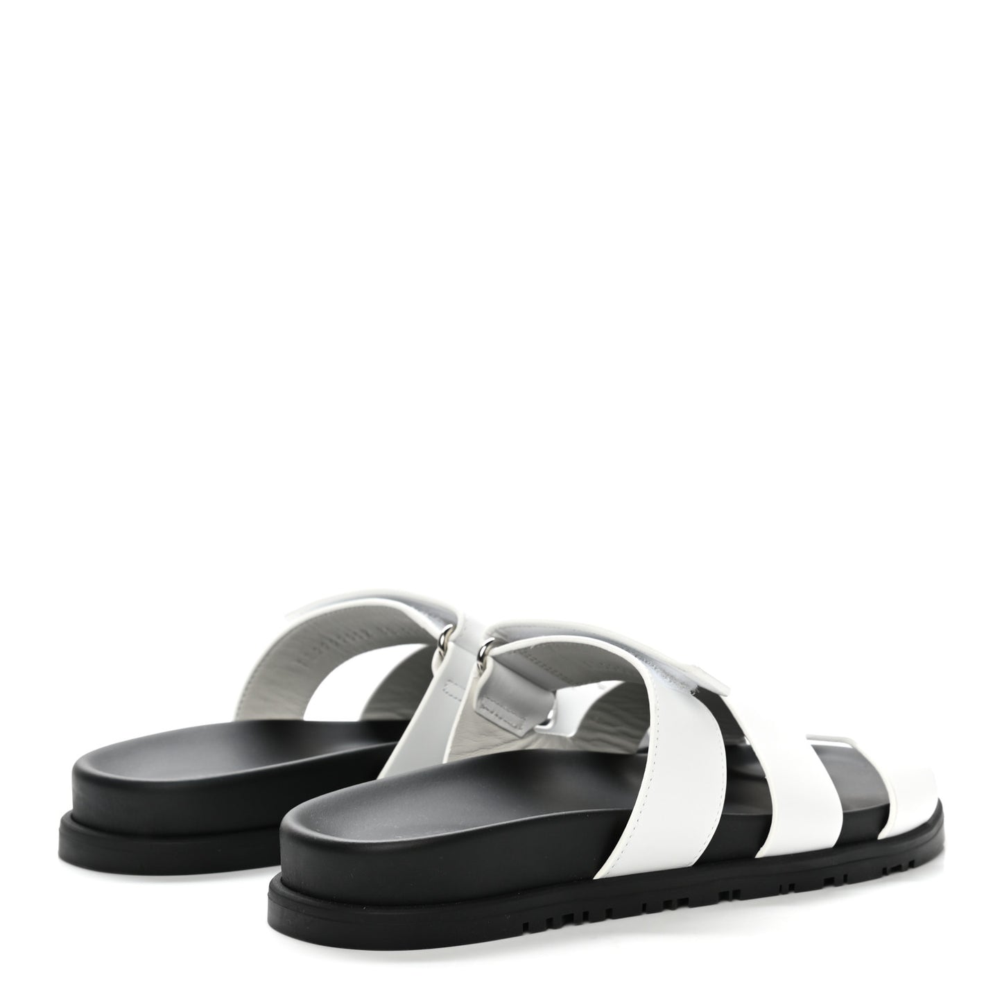 Calfskin Womens Chypre Sandals 38 White