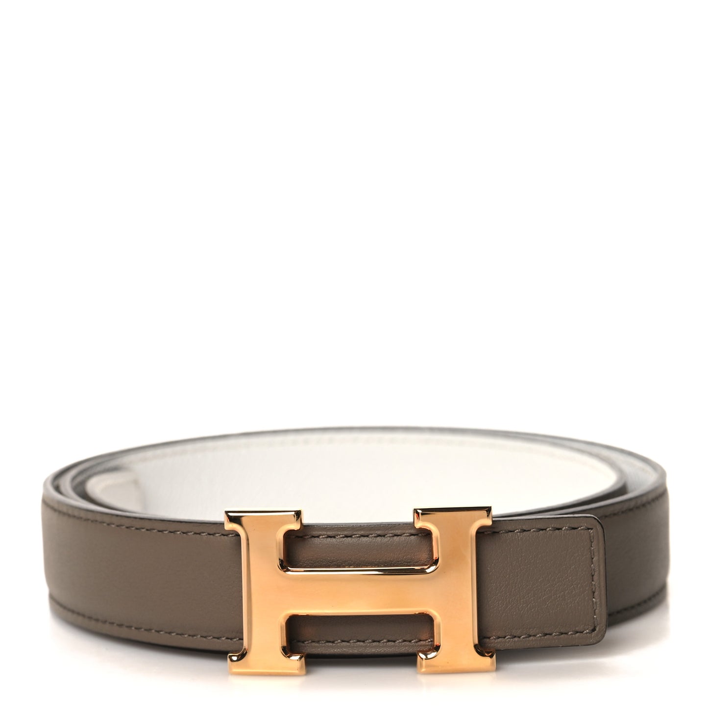 Swift Epsom 32mm H Belt 80 32 Etain White