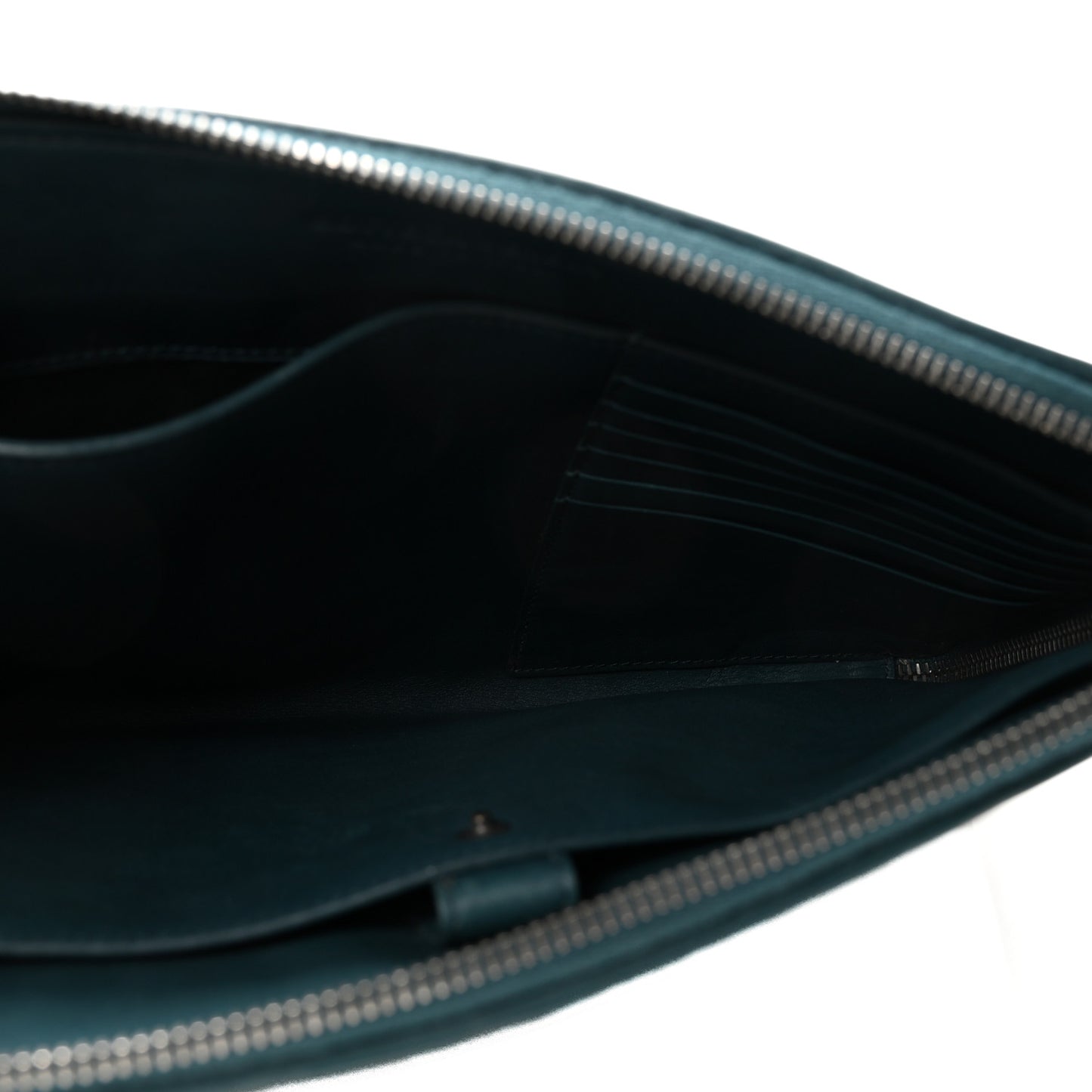 Nappa Intrecciato Wristlet Zip Wallet Brighton