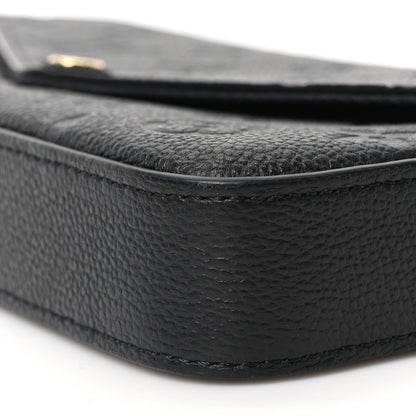 Louis Vuitton Empreinte Pochette Felicie Chain Wallet Black 12 of 12