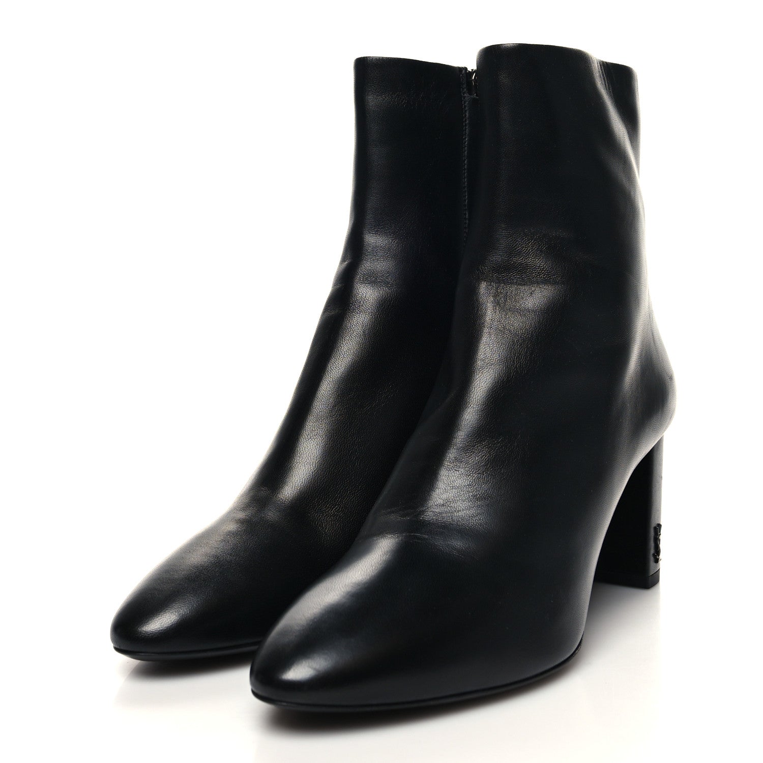 Saint Laurent Nappa Vendome Loulou Ankle Zip Boot 37.5 Black 3 of 9
