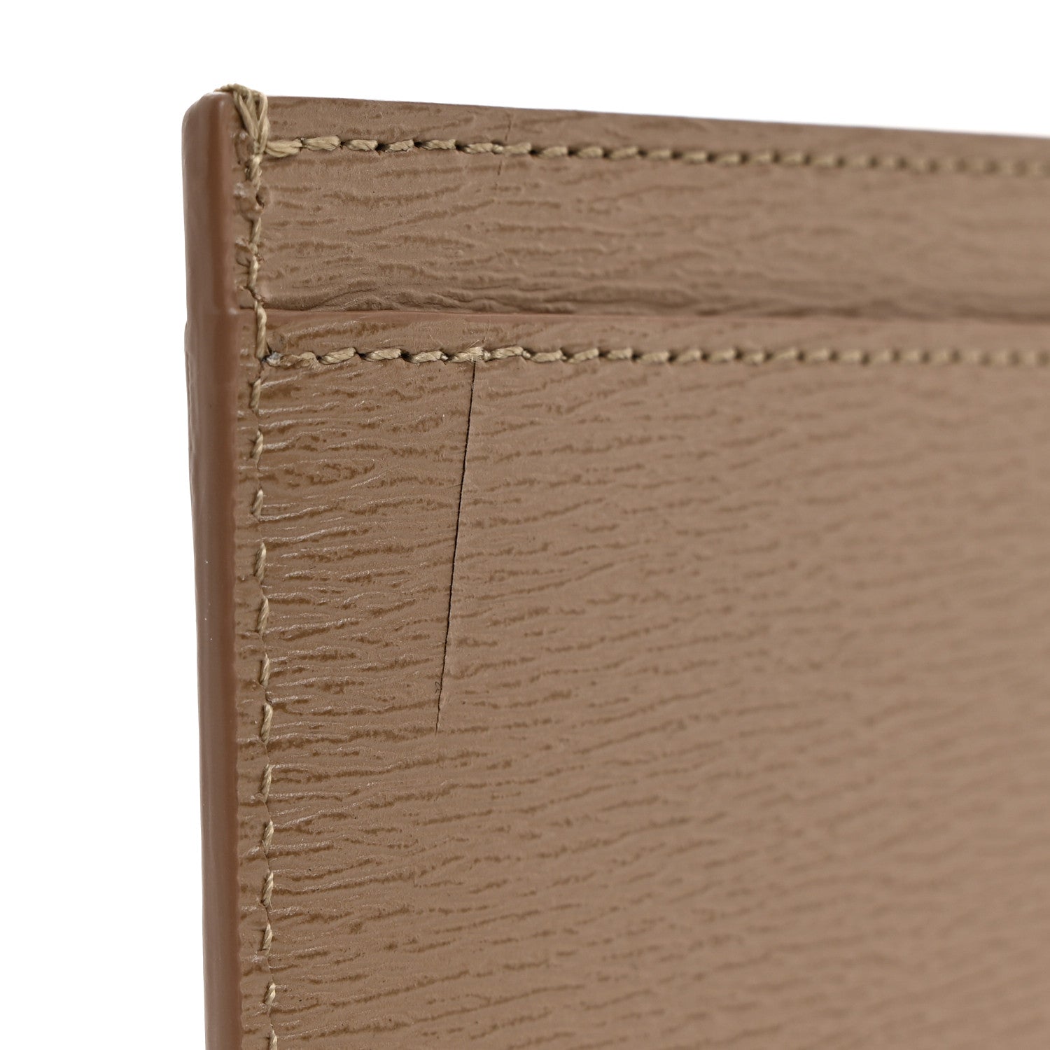 Celine Grained Calfskin Multifunction Card Holder Taupe 8 of 8