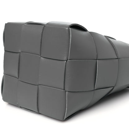 Bottega Veneta Nappa Maxi Intrecciato Small Cassette Bucket Bag Thunder 9 of 9