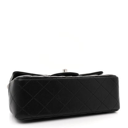 Chanel Lambskin Quilted Mini Rectangular Flap Black 4 of 10