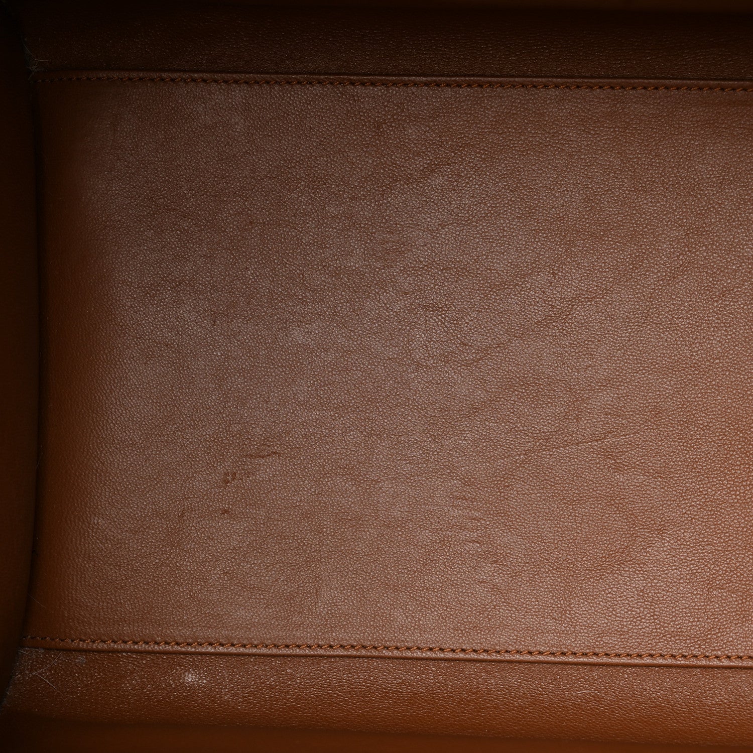 Celine Natural Calfskin Double Stitching Mini Luggage Tan 10 of 11