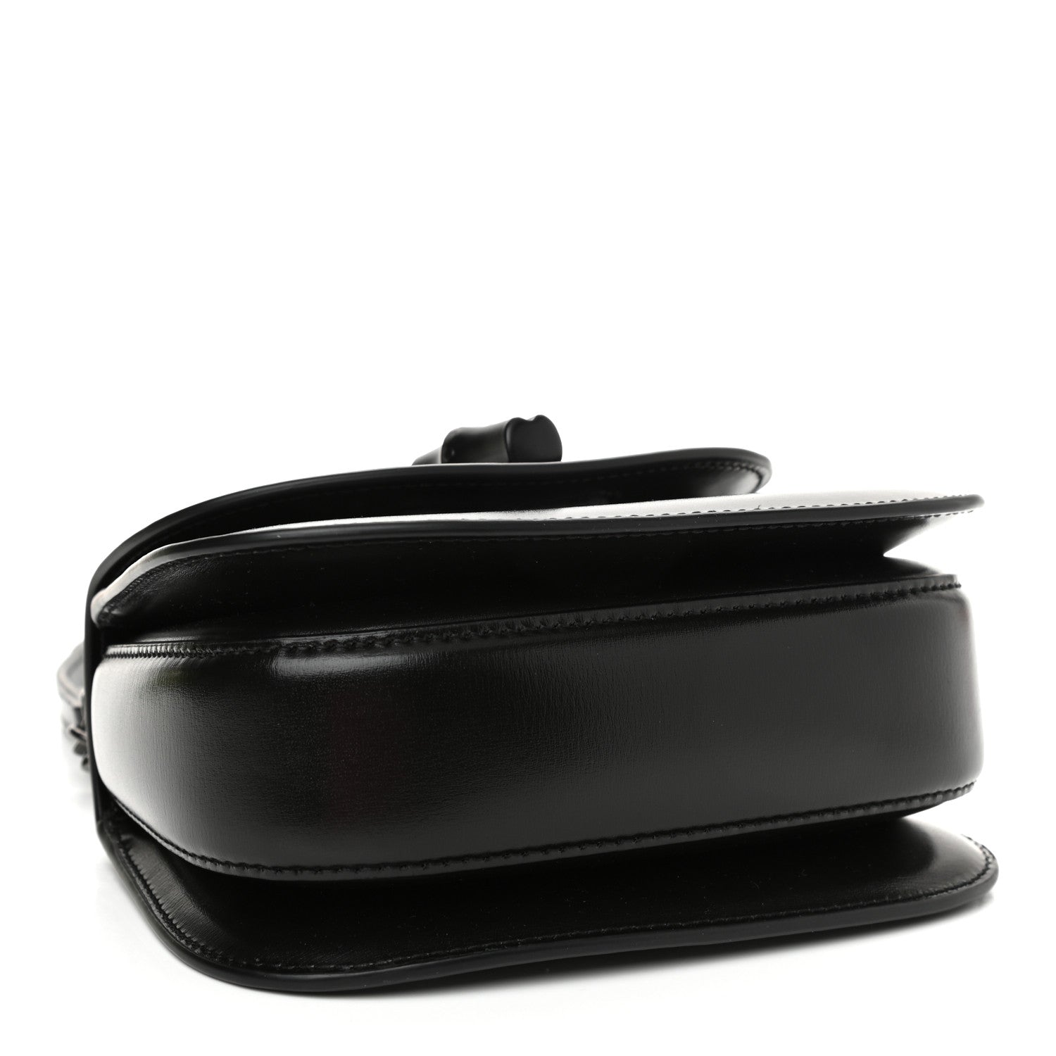 Gucci Boarded Dyana Lux Calfskin Web Monochrome Mini Bamboo 1947 Top Handle Bag Black 4 of 12