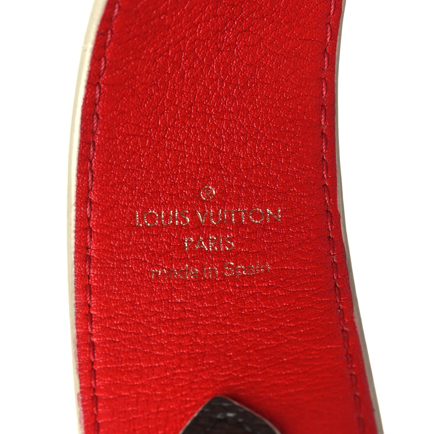 Louis Vuitton Monogram Bandouliere Shoulder Strap Red 4 of 5