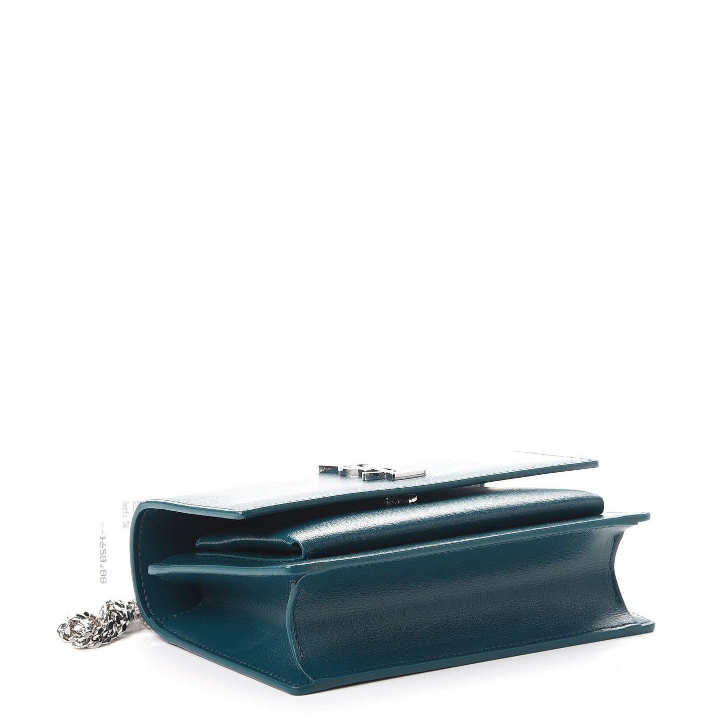 Calfskin Monogram Sunset Chain Wallet Peacock