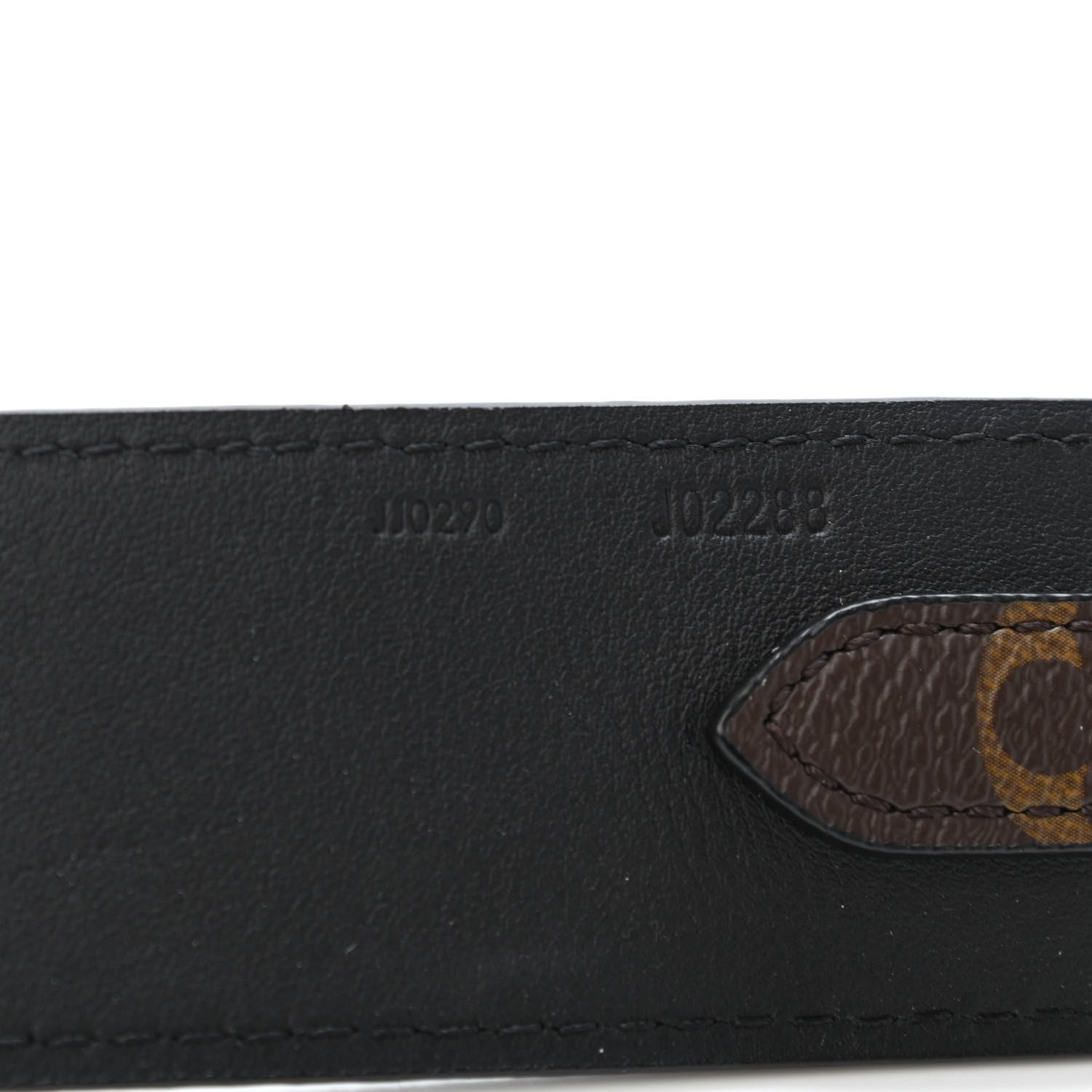 Louis Vuitton Monogram Bandouliere Shoulder Strap Black 4 of 4