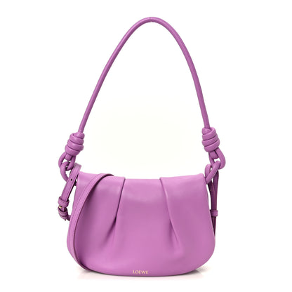 Loewe Shiny Nappa Calfskin Paseo Satchel Rockrose 1 of 10