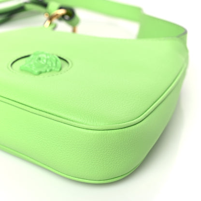 Versace Calfskin La Medusa Small Hobo Crossbody Green 8 of 8