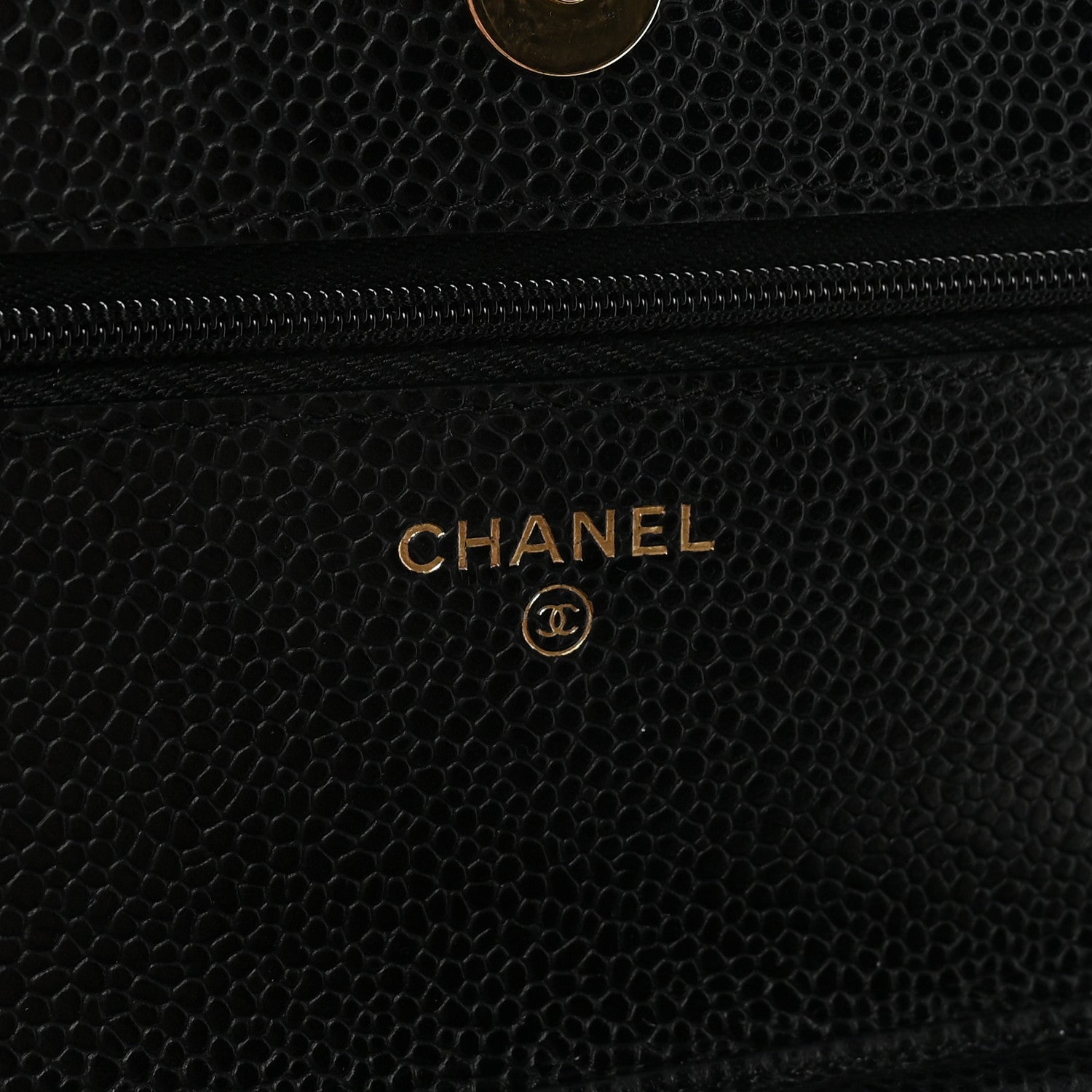 Chanel Caviar Quilted Wallet On Chain WOC Black 6 of 12