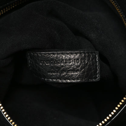 Saint Laurent Grained Deerskin Bea Tote Black 8 of 10