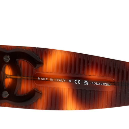 Chanel Square Polarized CC Sunglasses 5494 Tortoise Brown 6 of 7