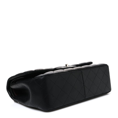 Chanel Lambskin Quilted Jumbo Double Flap Black 4 of 10