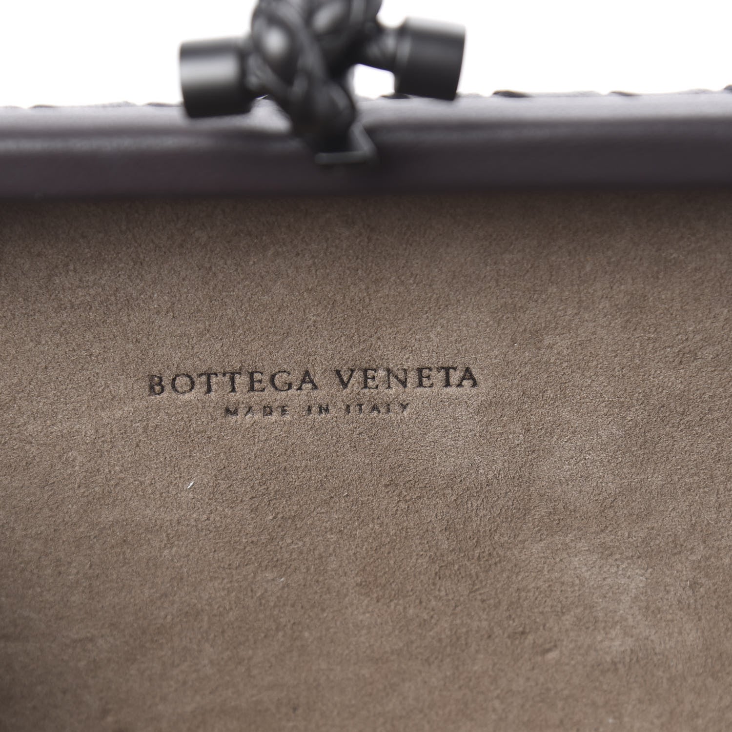 Bottega Veneta Nappa Intrecciato Chain Knot Clutch Quetsche 6 of 10