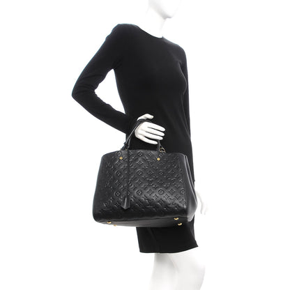 Louis Vuitton Empreinte Montaigne GM Black 3 of 12