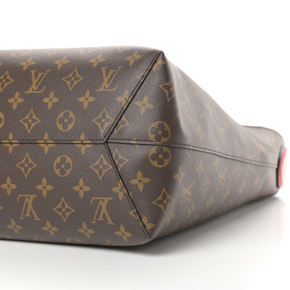 Louis Vuitton Monogram Flower Hobo Coquelicot 10 of 10