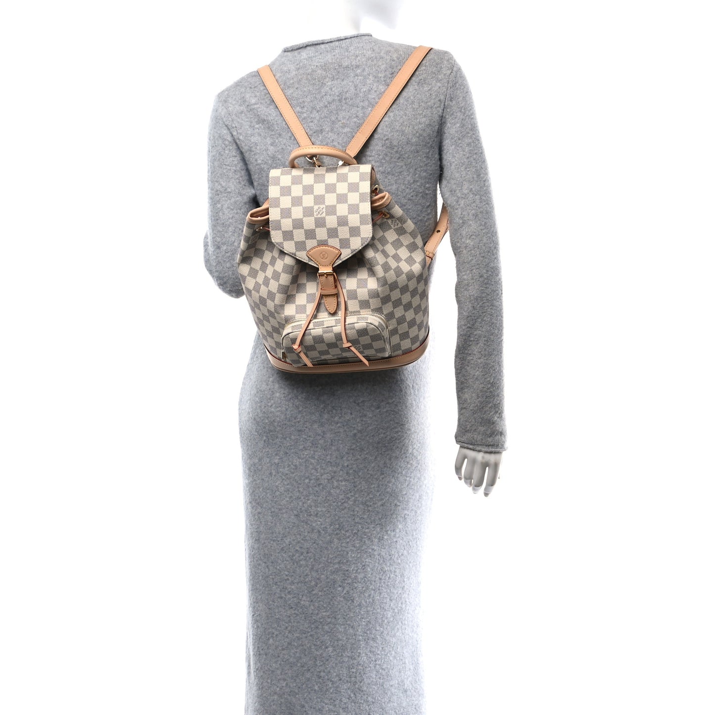 Damier Azur Montsouris PM