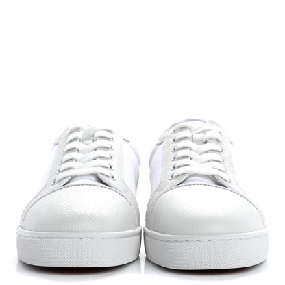 Christian Louboutin Calfskin Mens Fun Junior Low Top Sneaker 42.5 White 3 of 10