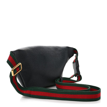 Gucci Grained Calfskin Small Logo Belt Bag Black 3 of 9