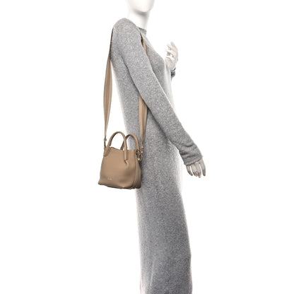 Loro Piana Grained Calfskin Micro Bale Bag Light Mastic 2 of 9